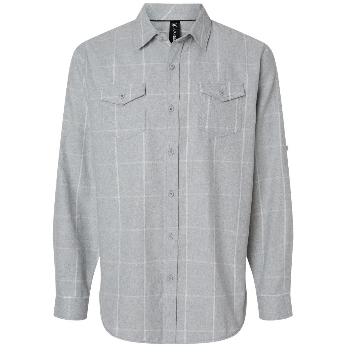 Burnside Men's Yarn-Dyed Flannel Shirt