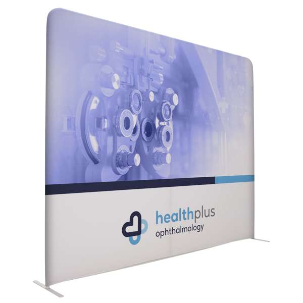 10'W x 90"H EuroFit Straight Wall Display