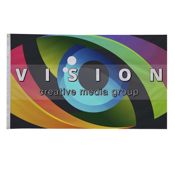 3'x5' Nylon Flag single sided