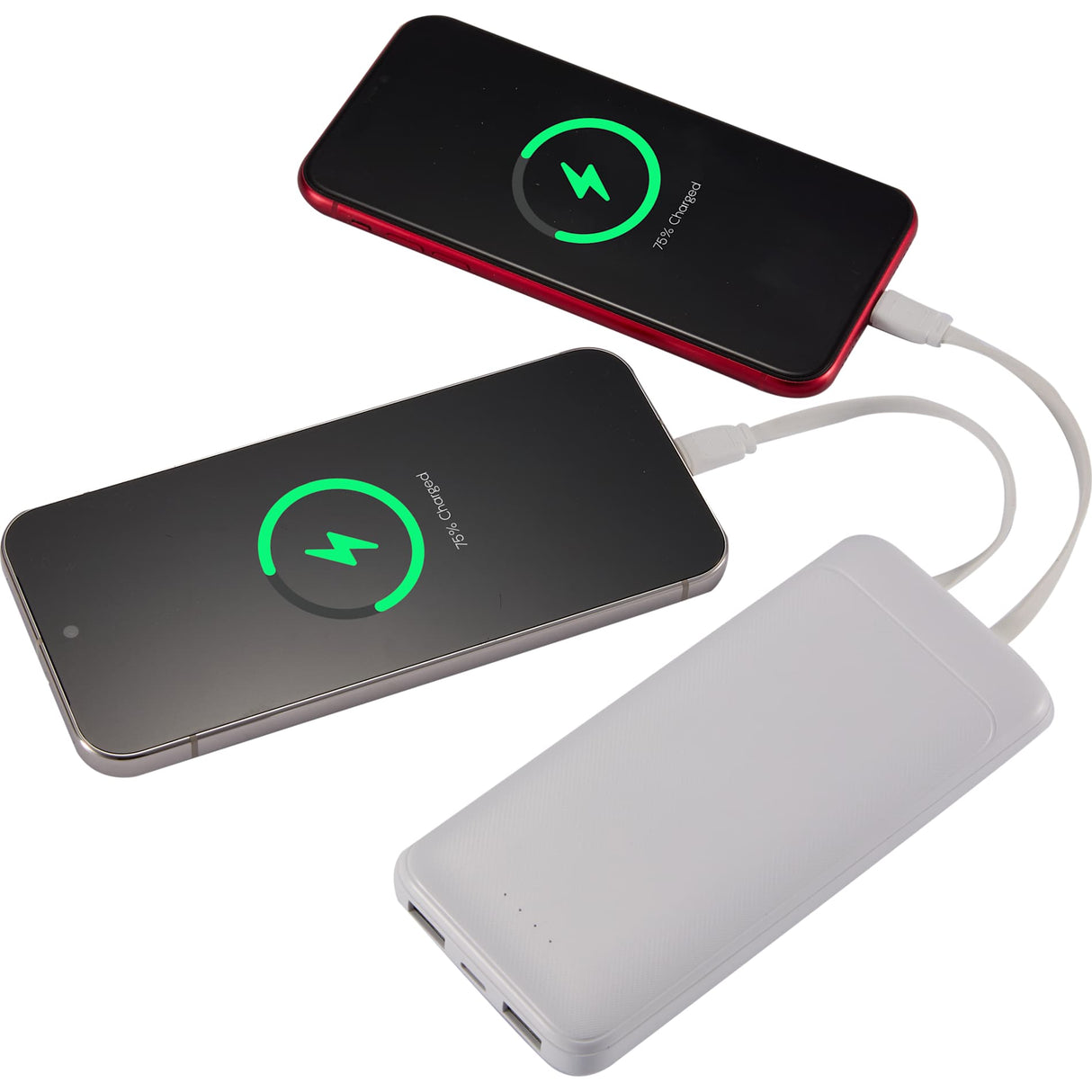 Pwr Pal 10000 mAh Power Bank with Integrated Cable