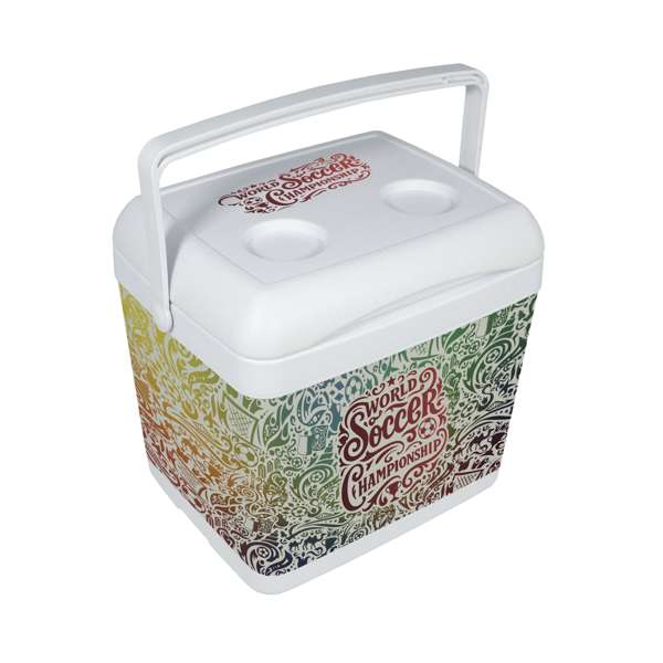 15L Grab-N-Go Cooler, Wrap Graphic and Top Imprint