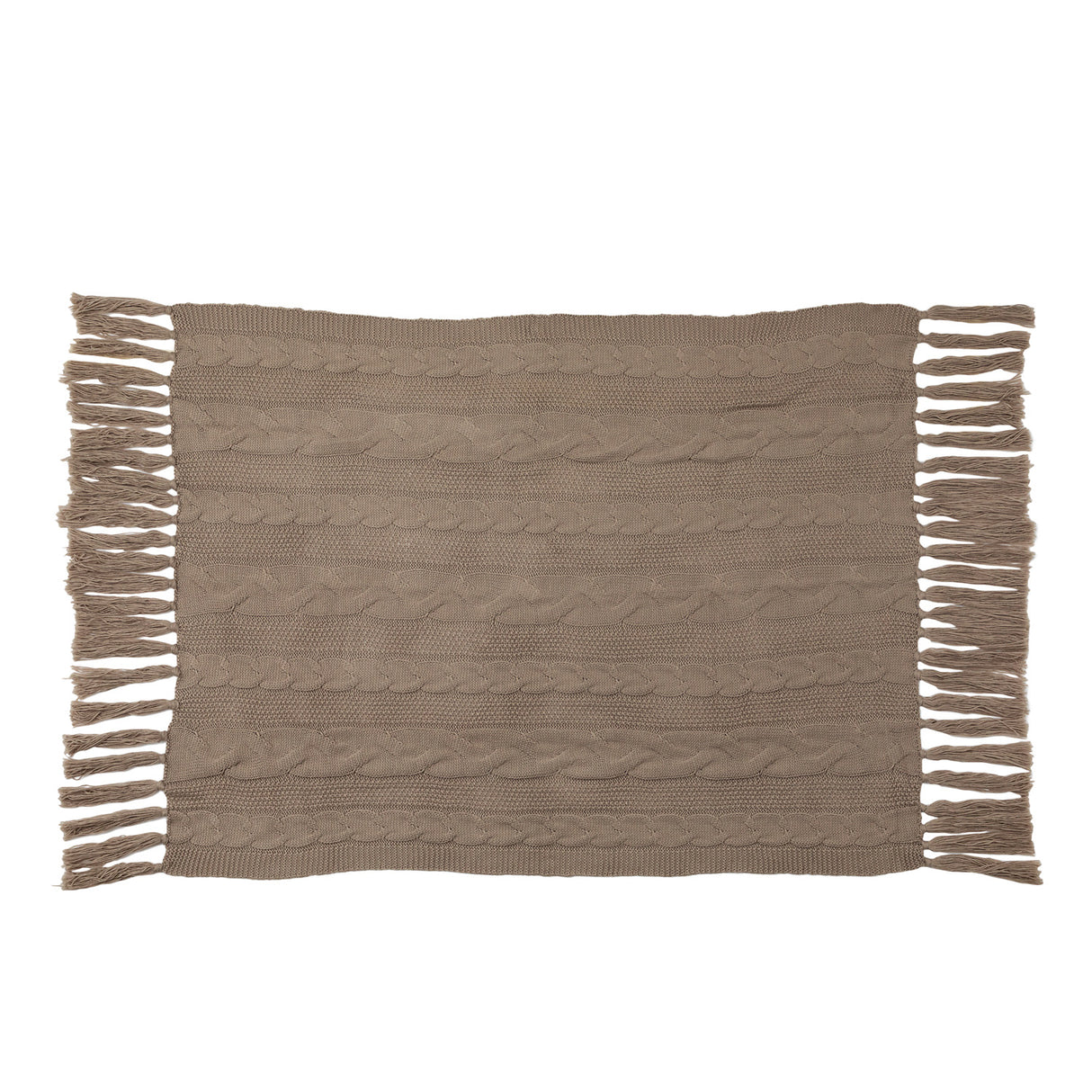 50x60 Chunky Knit with 9" fringes