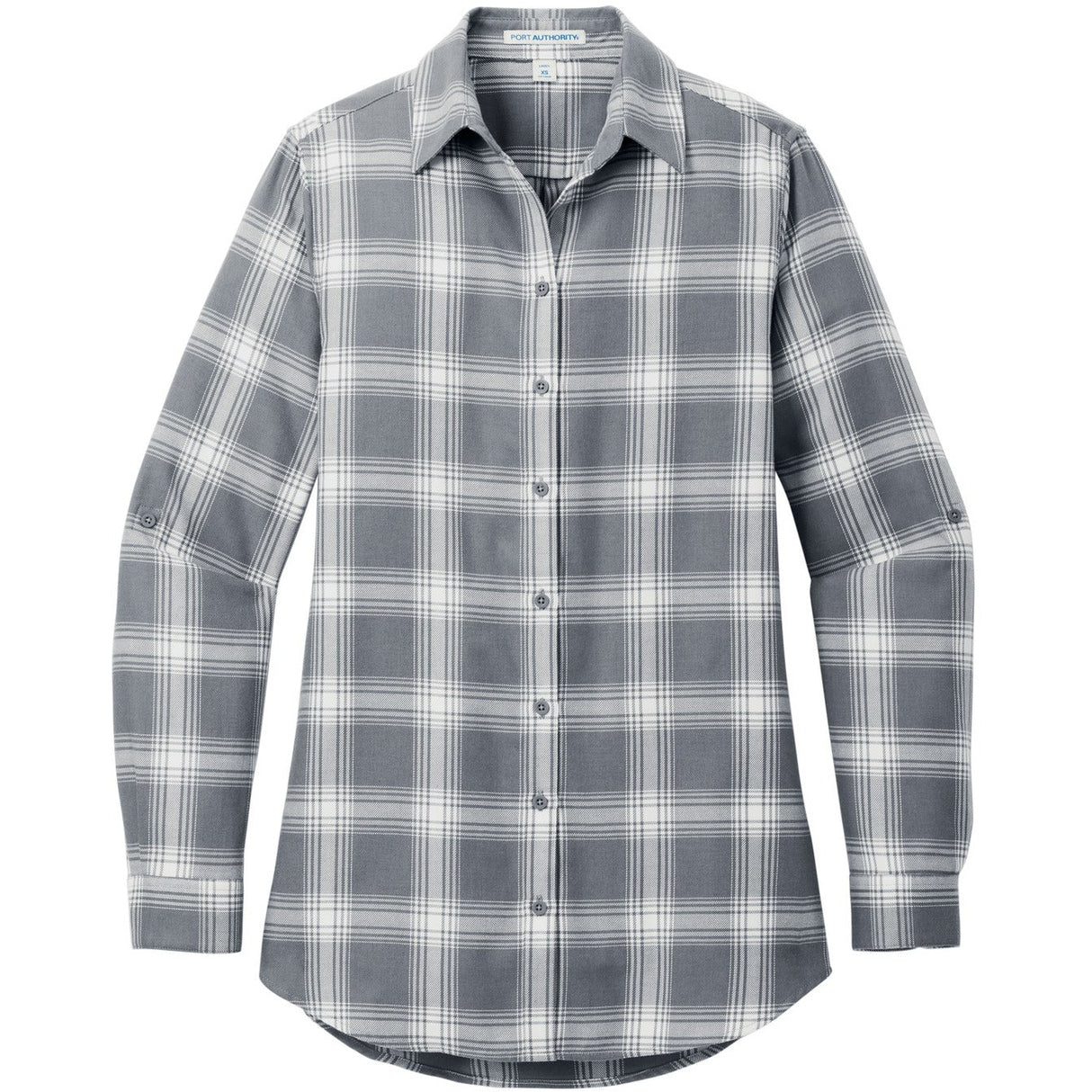Grey/ Cream Open Plaid
