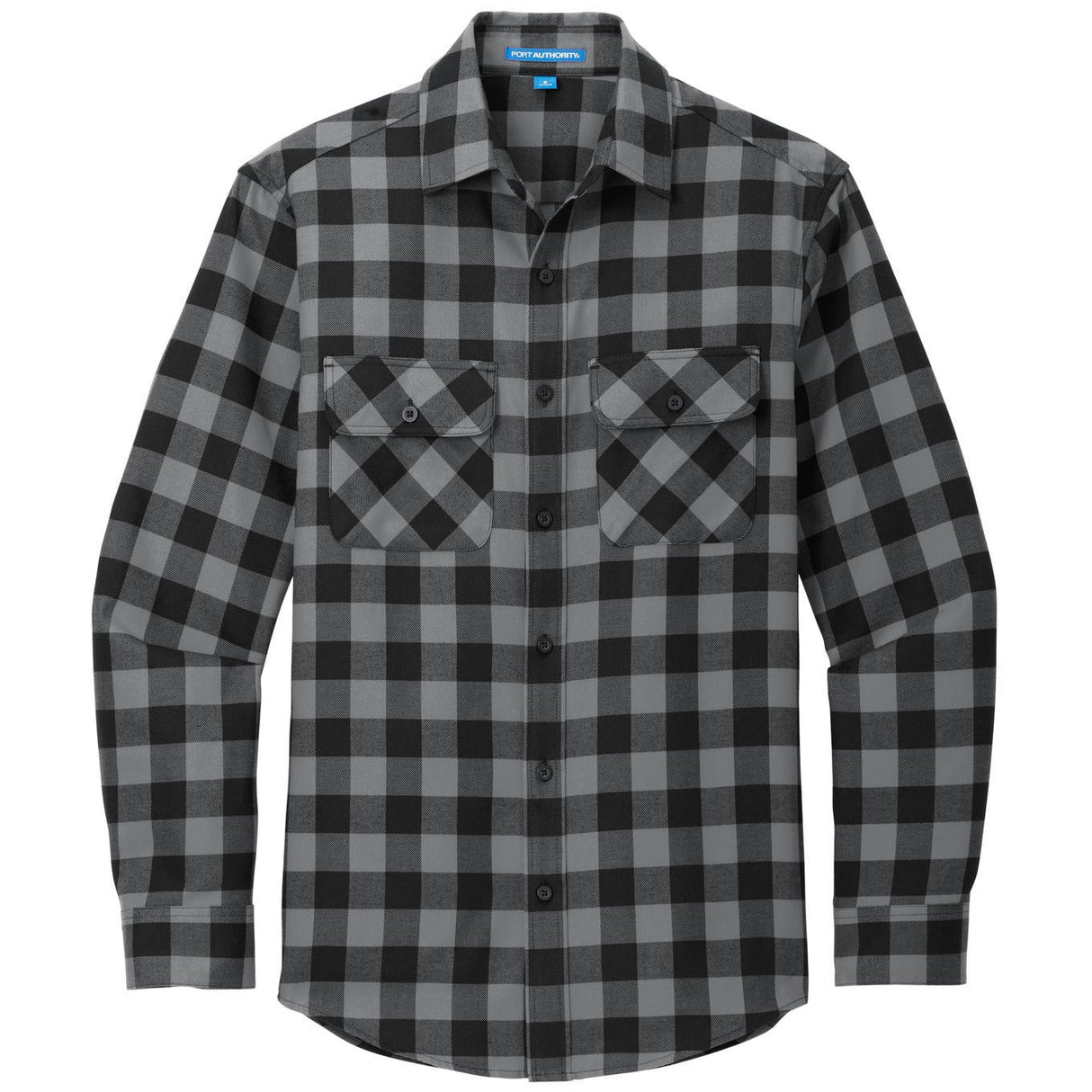 Grey/ Black Buffalo Check