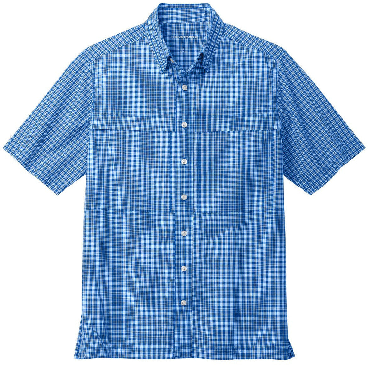 True Royal/ White Mini Plaid