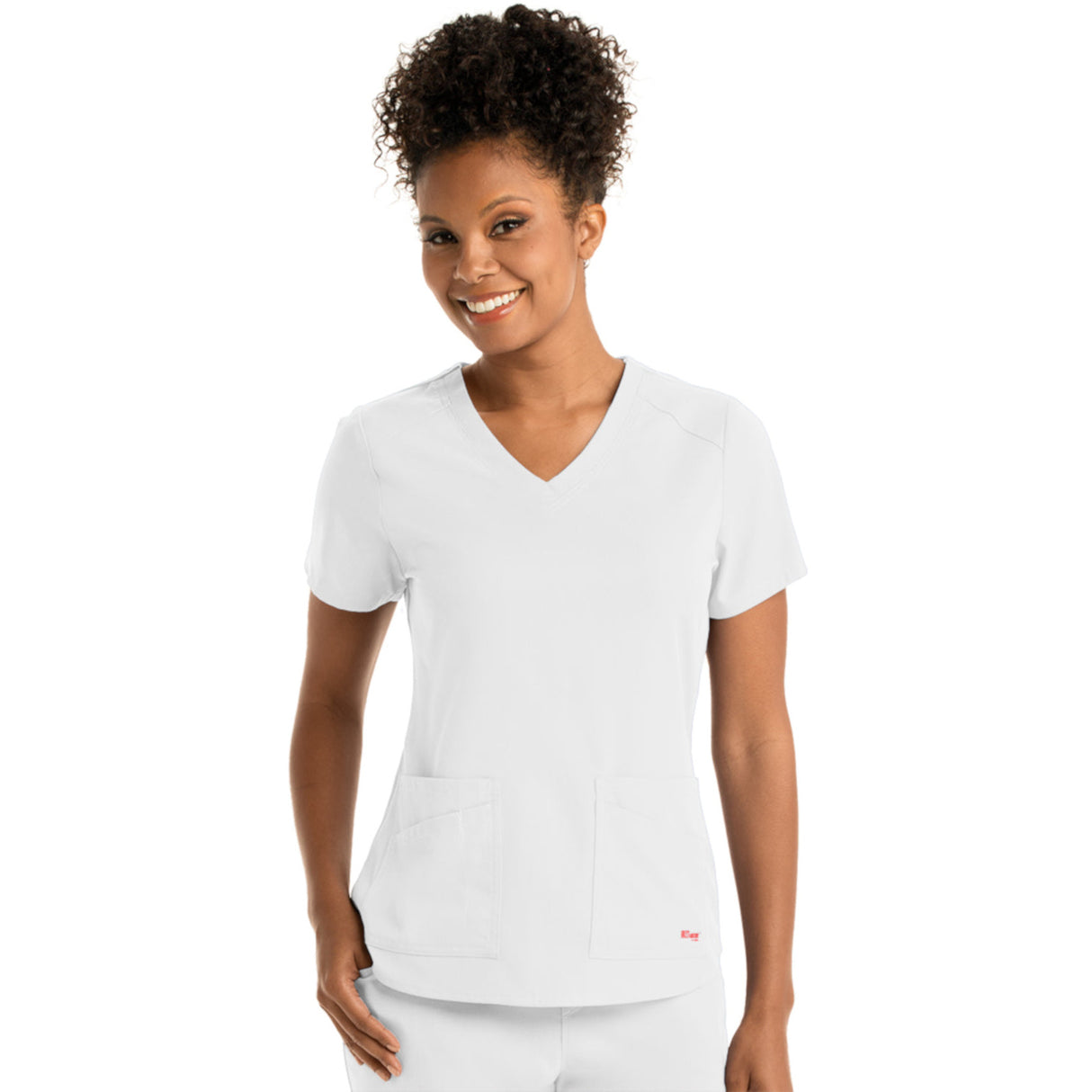 Grey's Anatomy Women's Four-Pocket V-Neck Emma Scrub Top