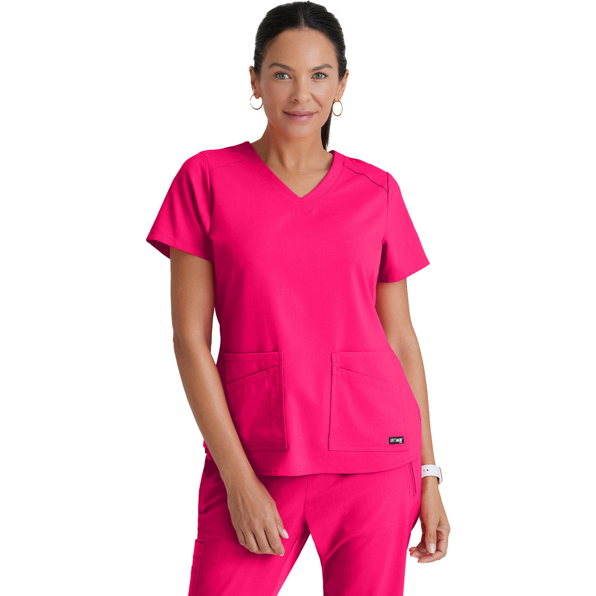 Grey's Anatomy Women's Four-Pocket V-Neck Emma Scrub Top
