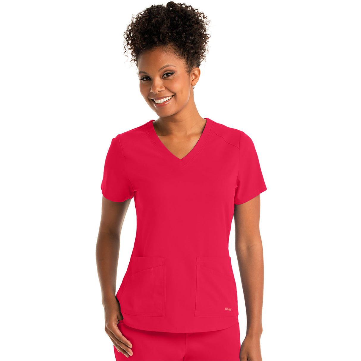 Grey's Anatomy Women's Four-Pocket V-Neck Emma Scrub Top