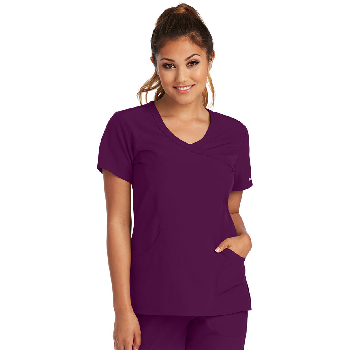 Skechers Women's Three-Pocket Crossover V-Neck Reliance Scrub Top