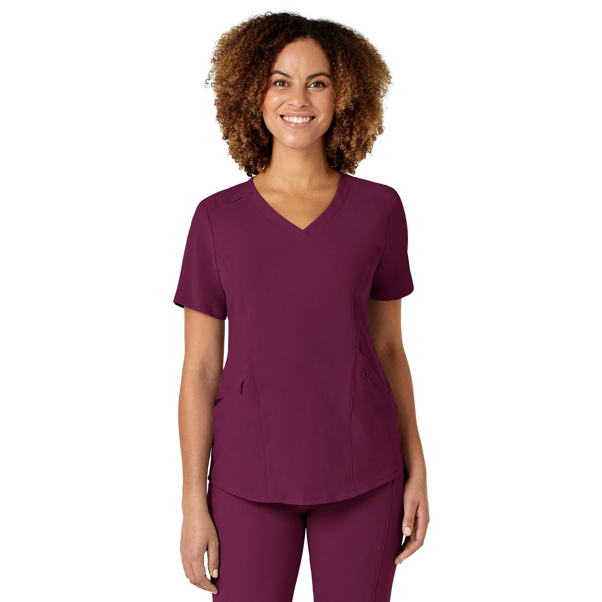 Wink Women's Four-Pocket V-Neck Top