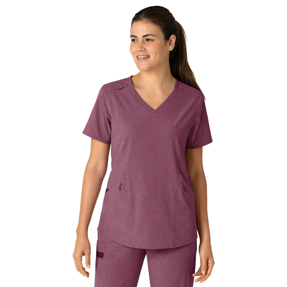Wink Women's Four-Pocket V-Neck Top
