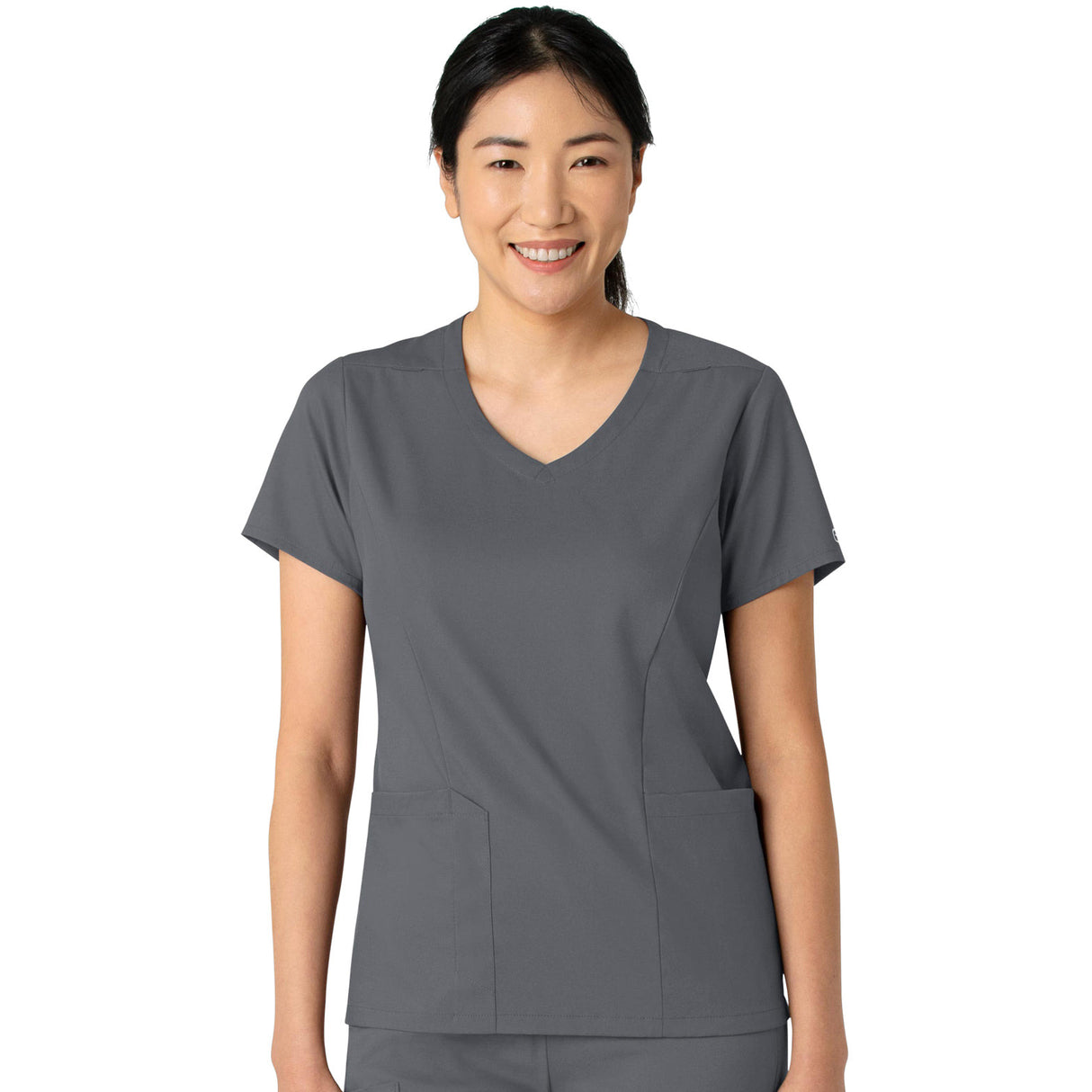 Wink Women's 2-Pocket V-Neck Top