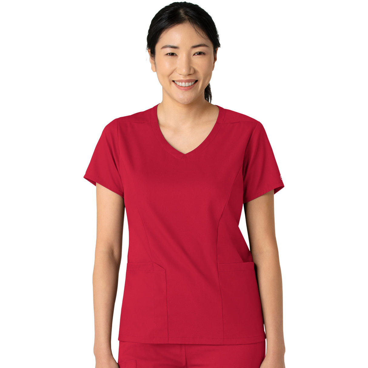 Wink Women's 2-Pocket V-Neck Top
