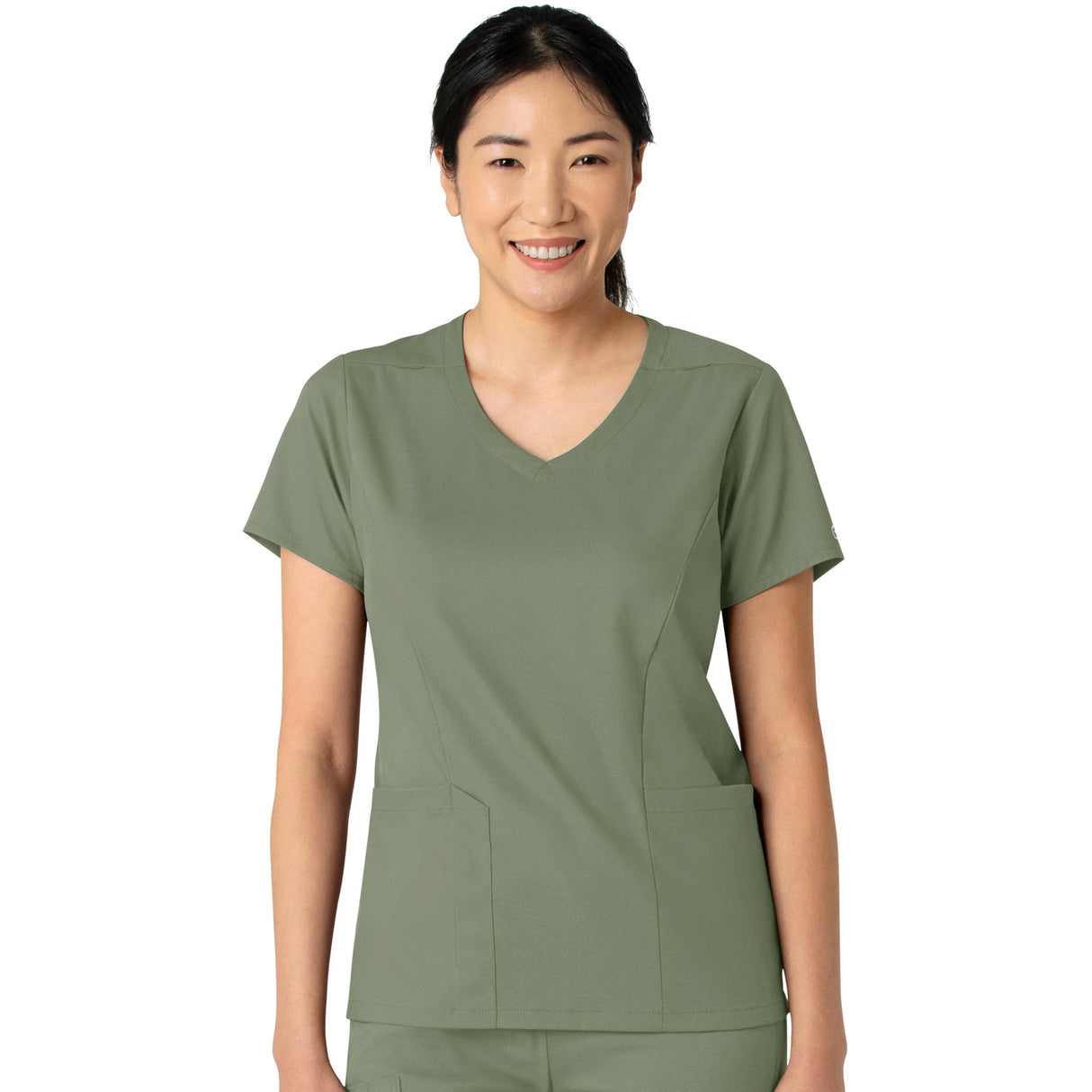 Wink Women's 2-Pocket V-Neck Top