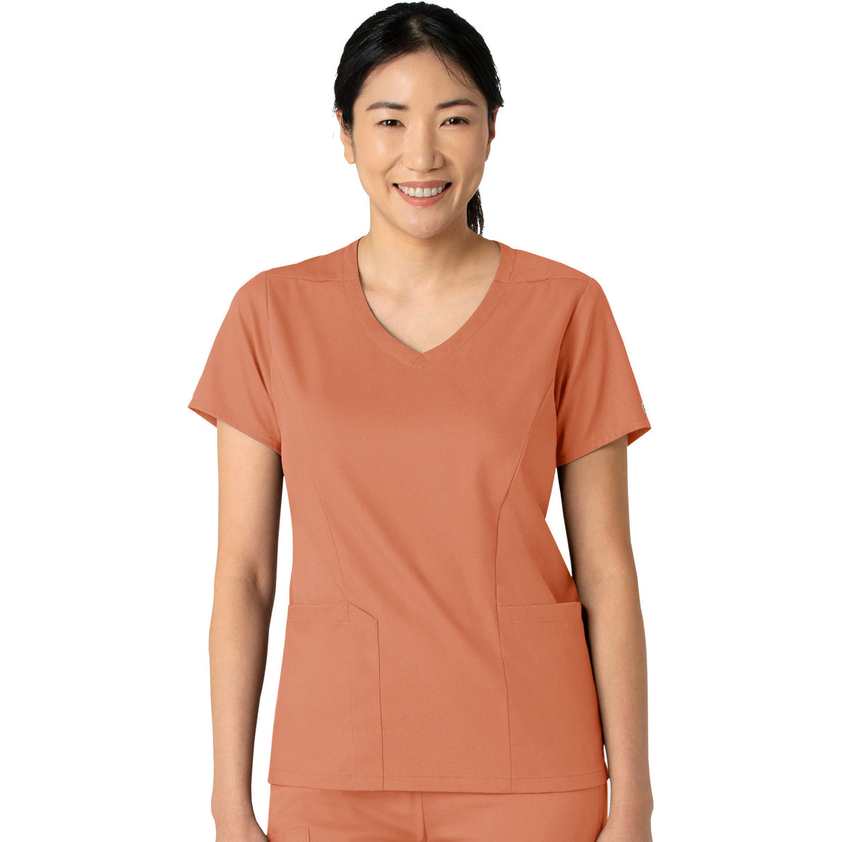 Wink Women's 2-Pocket V-Neck Top
