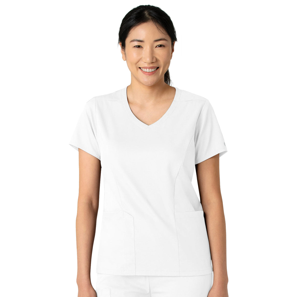 Wink Women's 2-Pocket V-Neck Top