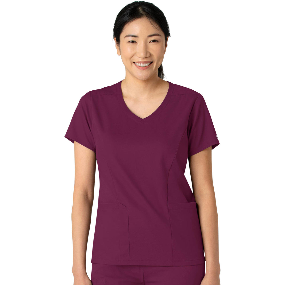 Wink Women's 2-Pocket V-Neck Top
