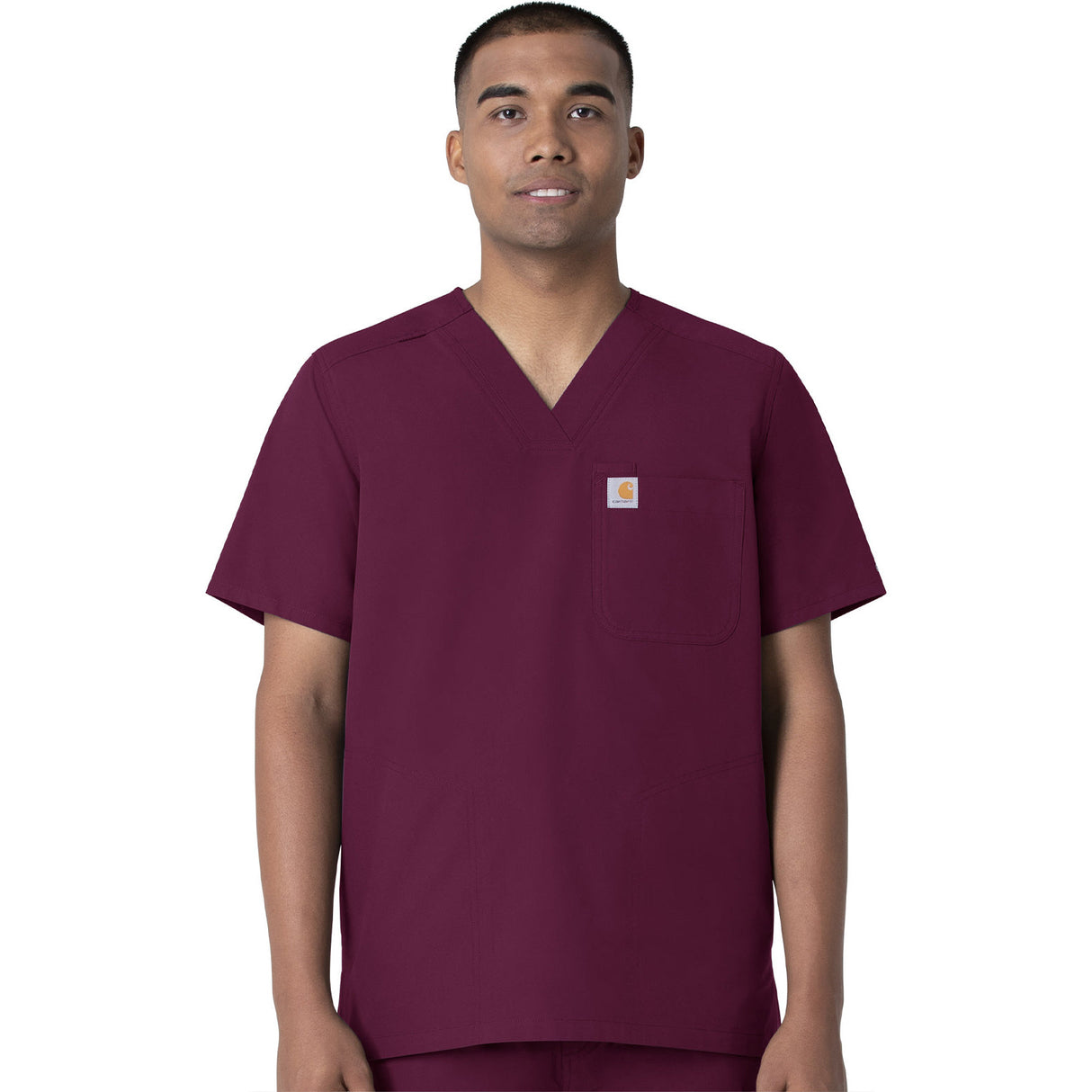 Carhartt Scrubs Men's Four-Pocket Modern Fit V-Neck Top