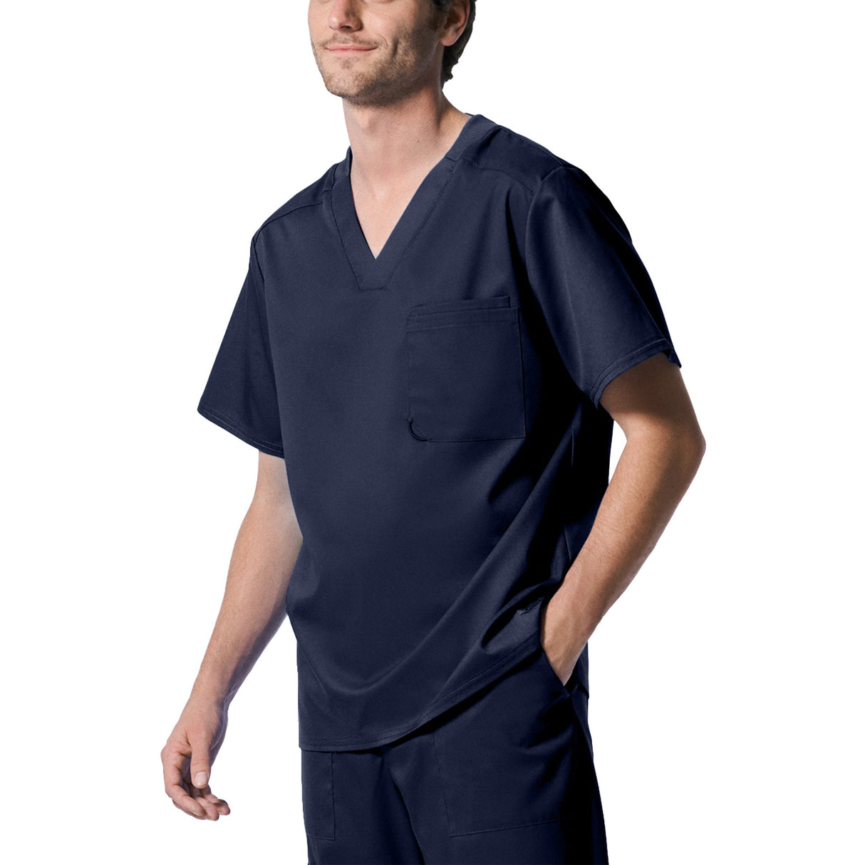 Landau Men's Two-Pocket Tuckable V-Neck Top