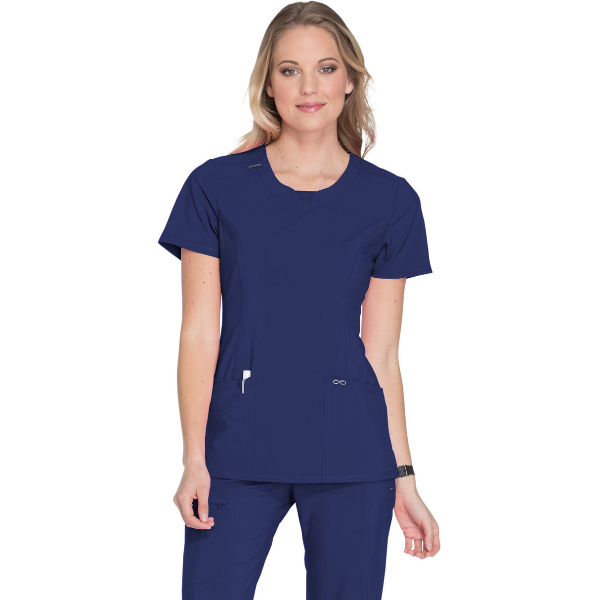 Infinity Women's 3-Pocket Round Neck Top