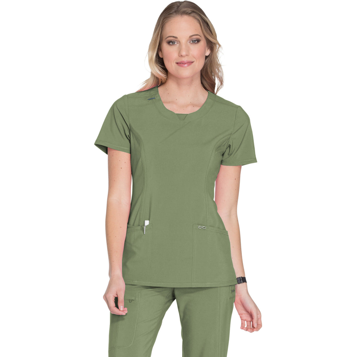 Infinity Women's 3-Pocket Round Neck Top