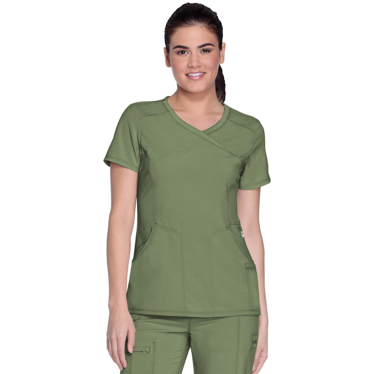 Infinity Women's 4-Pocket Mock Wrap Top