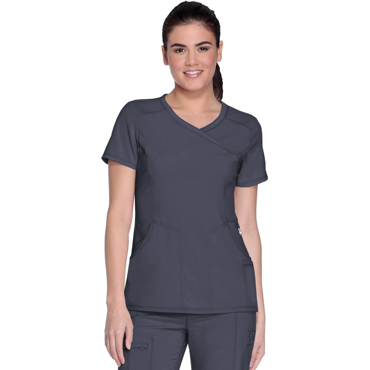 Infinity Women's 4-Pocket Mock Wrap Top