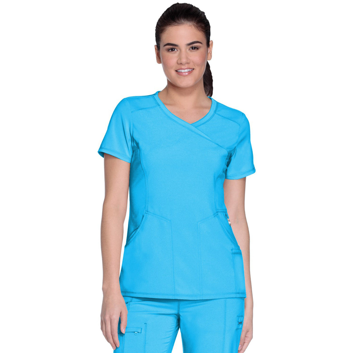 Infinity Women's 4-Pocket Mock Wrap Top