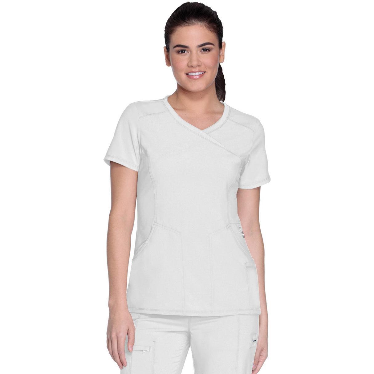 Infinity Women's 4-Pocket Mock Wrap Top