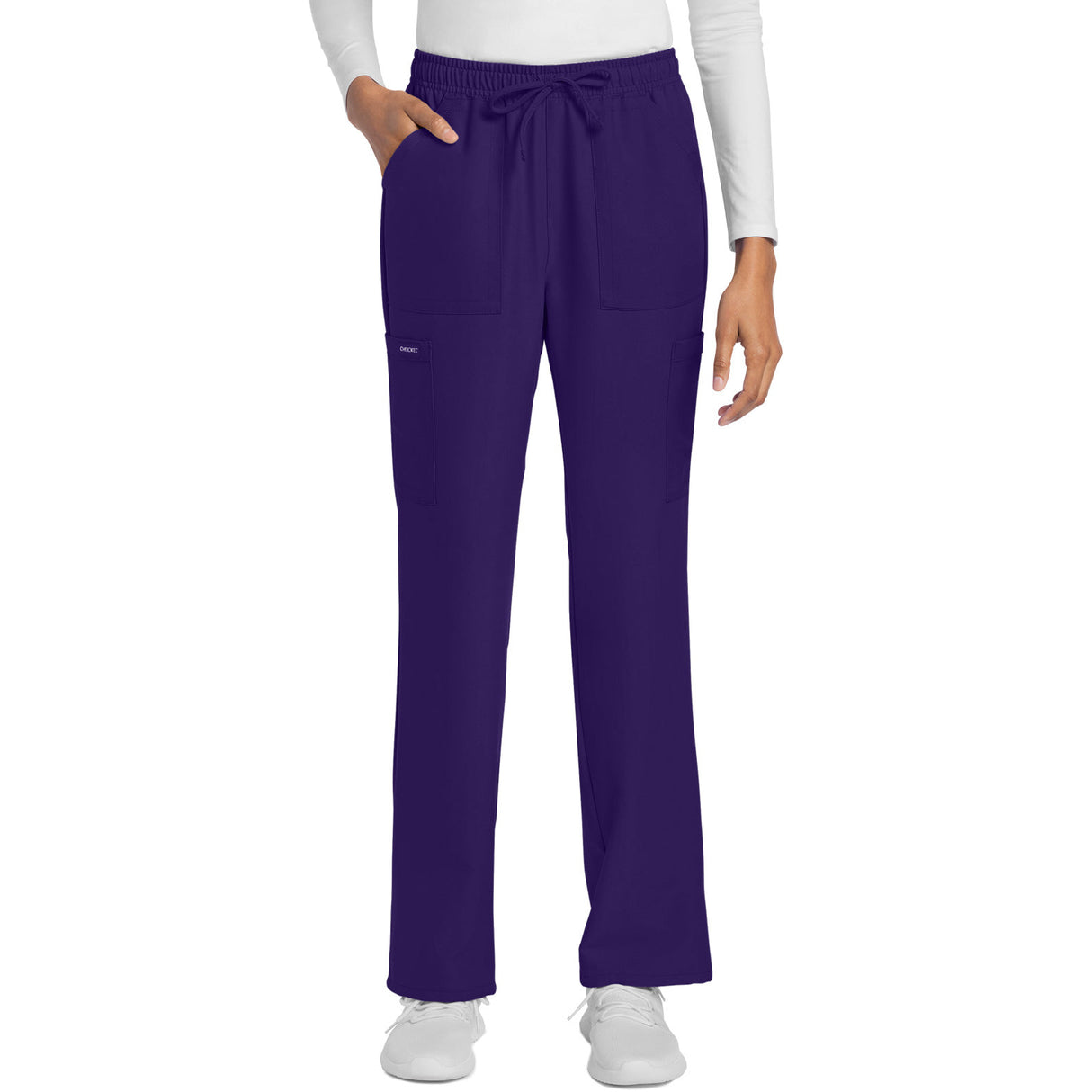 Cherokee Women's 4-Pocket Drawstring Cargo Pant