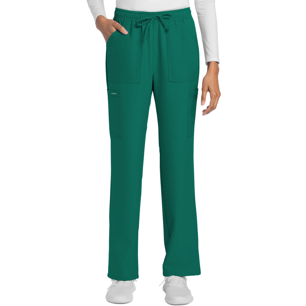 Cherokee Women's 4-Pocket Drawstring Cargo Pant