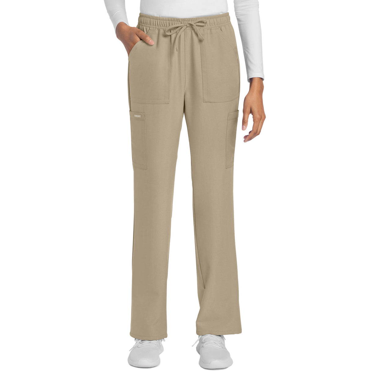 Cherokee Women's 4-Pocket Drawstring Cargo Pant