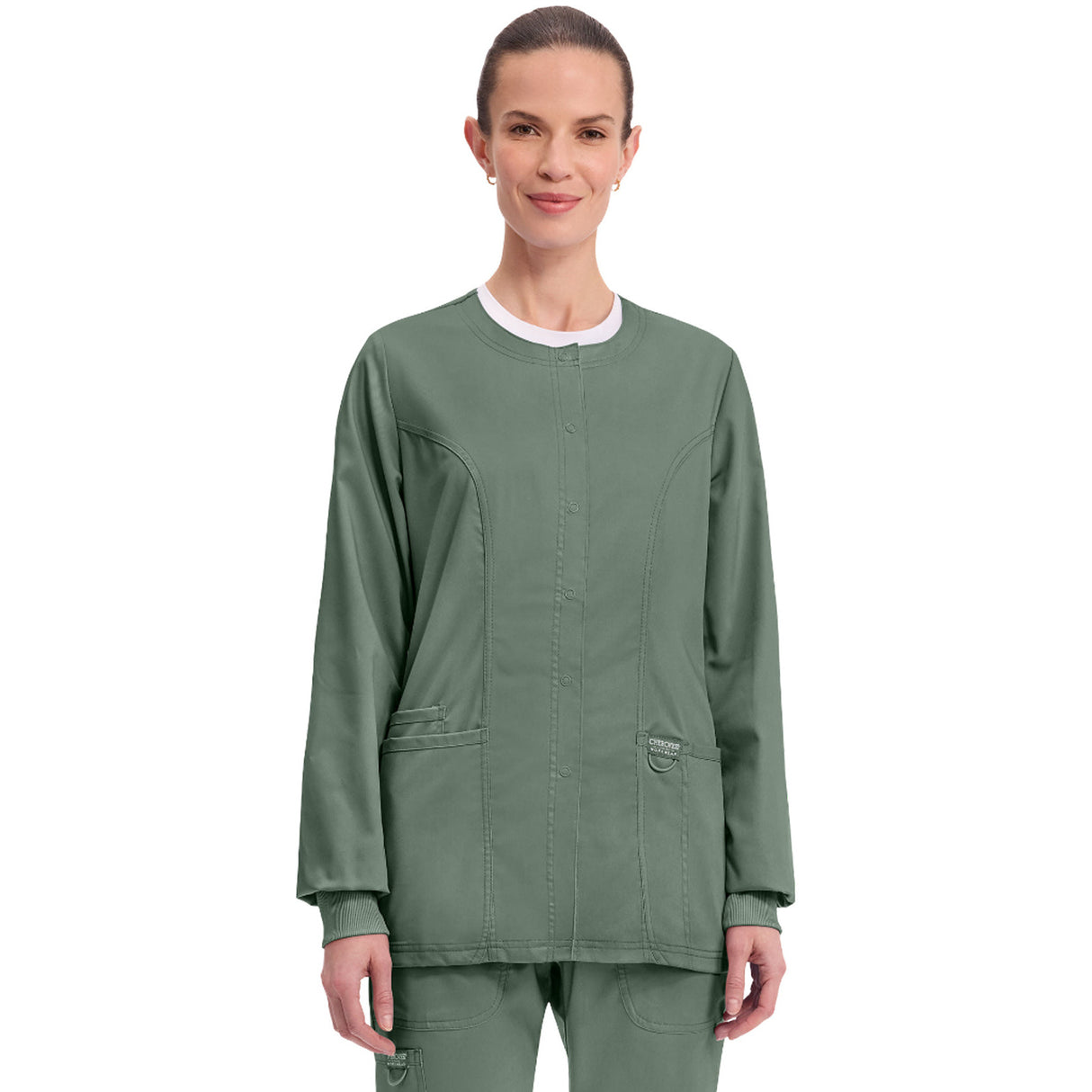 Cherokee Women's 3-Pocket Snap Front Jacket