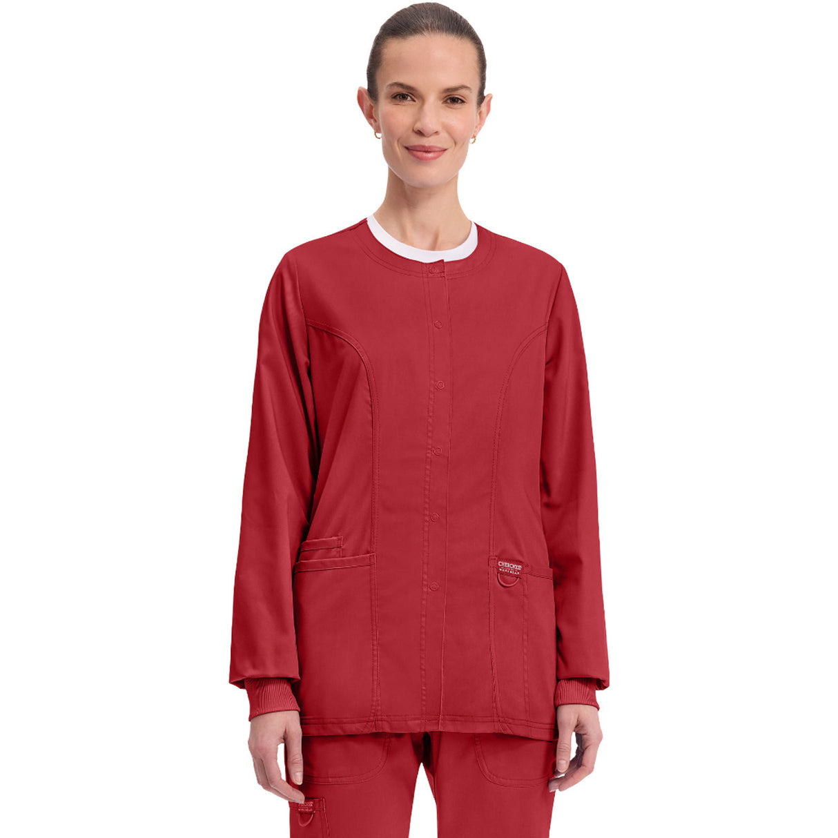 Cherokee Women's 3-Pocket Snap Front Jacket