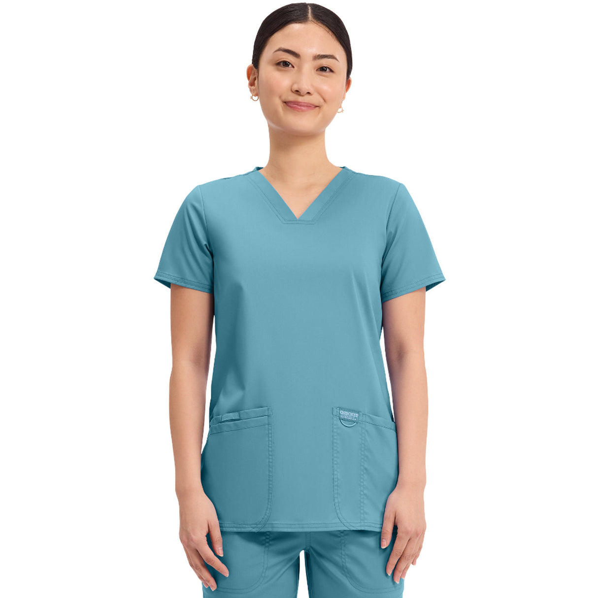 Cherokee Women's 3-Pocket V-Neck Top