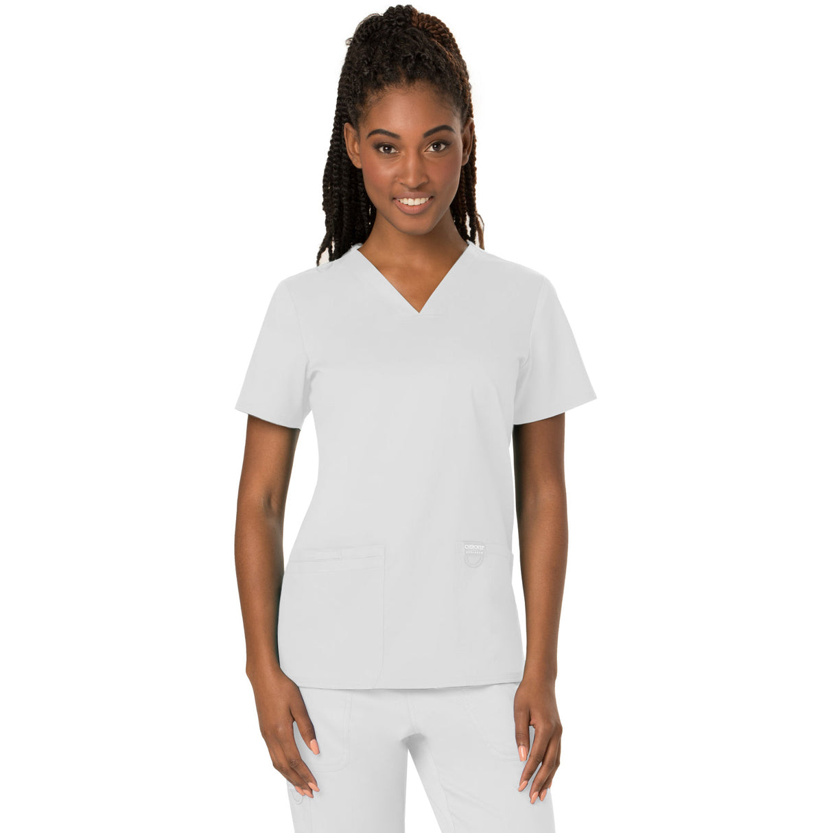Cherokee Women's 3-Pocket V-Neck Top