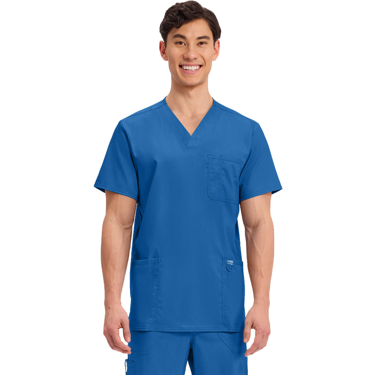 Cherokee Men's 3-Pocket V-Neck Top