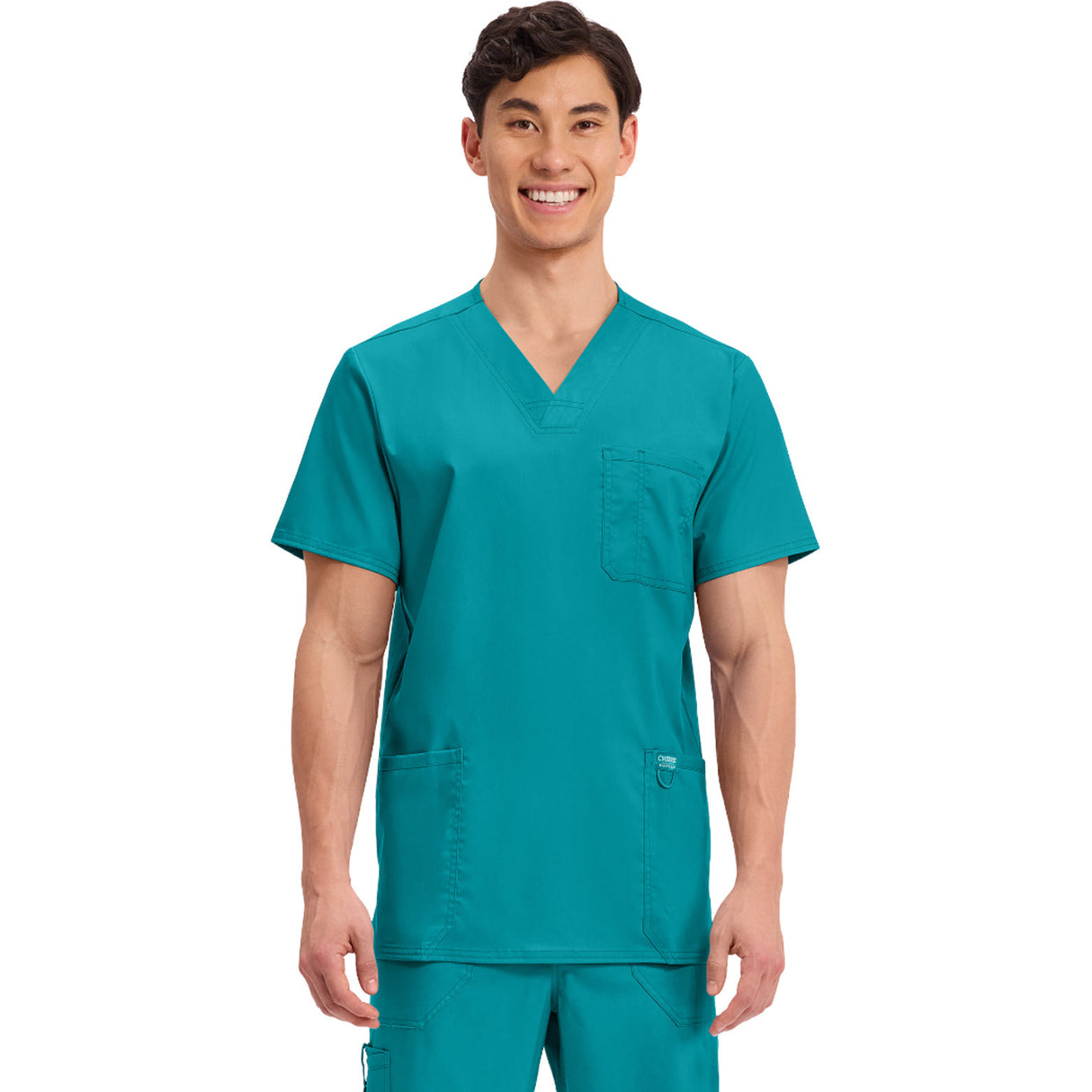 Cherokee Men's 3-Pocket V-Neck Top