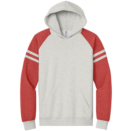 Oatmeal Heather/ Fiery Red Hea