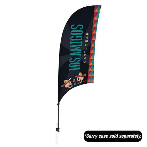 7.5' Value Razor Sail Sign Kit (Single-Sided with Value Spike)