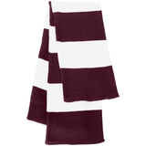 Maroon/ White