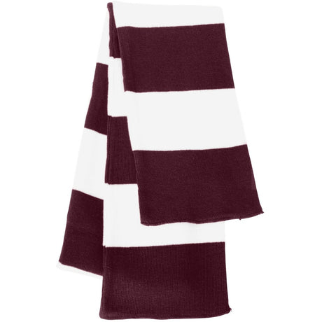 Maroon/ White