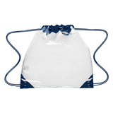 Touchdown Clear EVA Drawstring Backpack