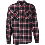 Burnside Men's Yarn-Dyed Flannel Shirt