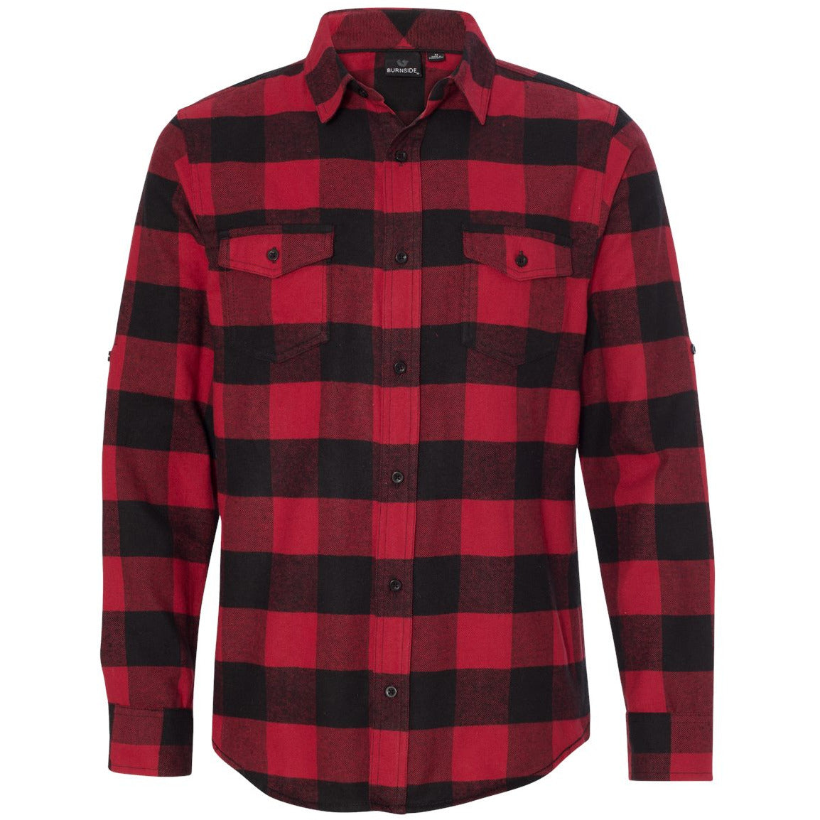 Burnside Men's Yarn-Dyed Flannel Shirt