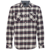Burnside Men's Yarn-Dyed Flannel Shirt