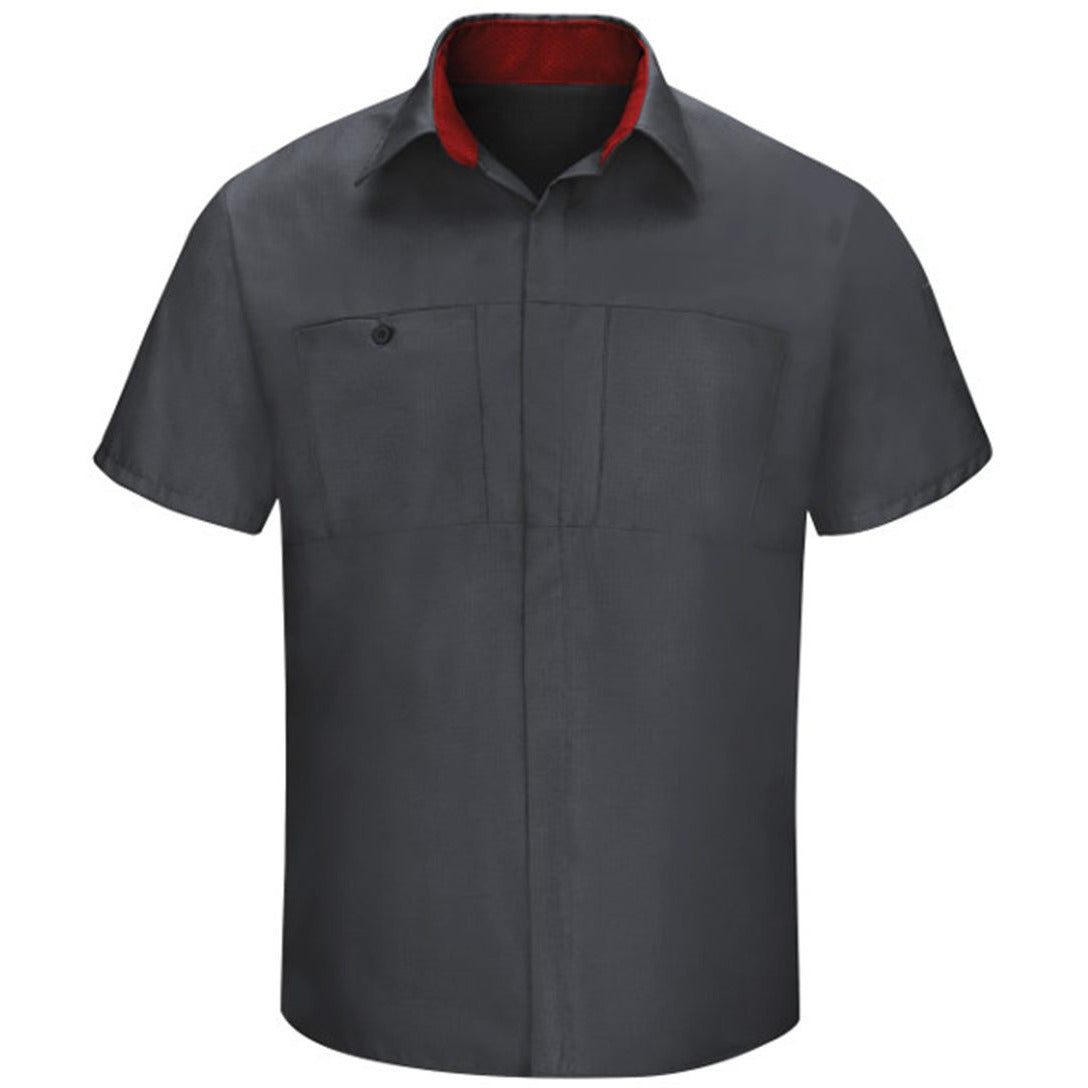 Charcoal/ Fireball Red