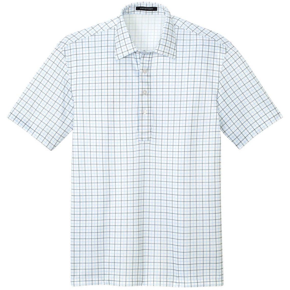 Black/ Carolina Blue Check