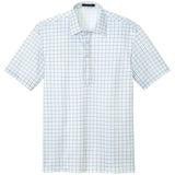 Black/ Carolina Blue Check