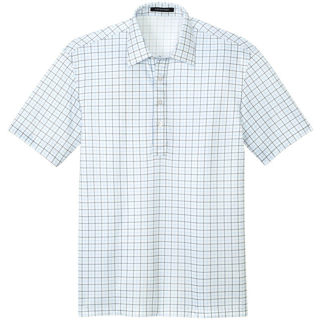 Black/ Carolina Blue Check